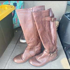 Brown Leather Boots